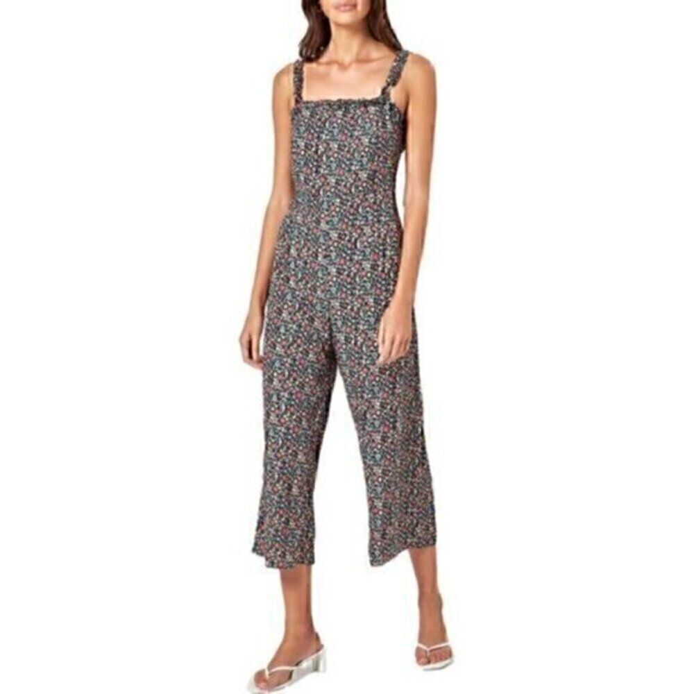 Charlie Holiday Women's Mason Jumpsuit, Festive Floral Dark, M - Picture 1 of 8